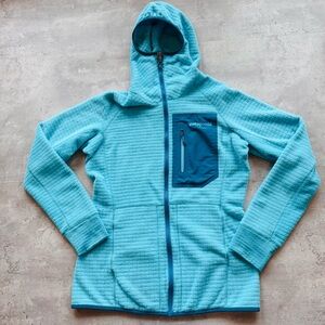 Patagonia Reversible R3 Hoody, Epic Blue, Medium